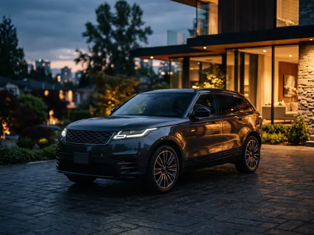 SUV de luxo estacionada — Consórcio de Veículo